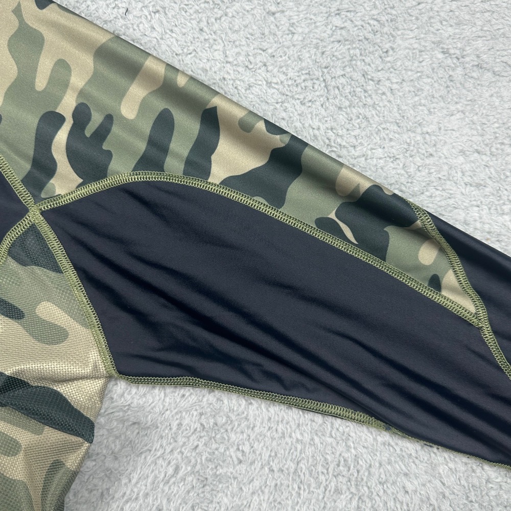 Gorilla Wear Lander Rashguard Mens 2XL Black Camo Long Sleeve Compression‎ Shirt - Picture 6 of 11